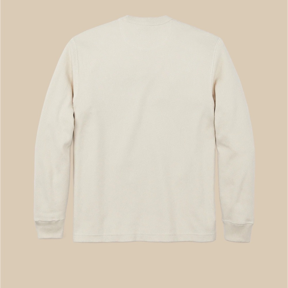 Filson Men's WAFFLE KNIT THERMAL CREWNECK - Picture 2 of 2